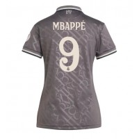 Camiseta Real Madrid Kylian Mbappe #9 Tercera Equipación para mujer 2024-25 manga corta